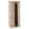 Casafield Free Standing Toilet Paper Storage Roll Holder with Lid - Natural, Fits 3 Rolls, Seagrass or Water Hyacinth Bath Tissue Organizer for Bathroom